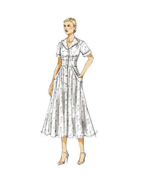 Patrón de vestido - Vogue 8577