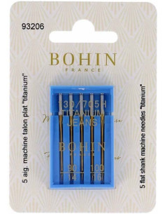 Agujas de máquina de titanio especial para jeans Bohin