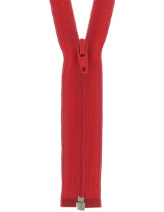 Cierre separable de nylon superfino - Rojo sangre