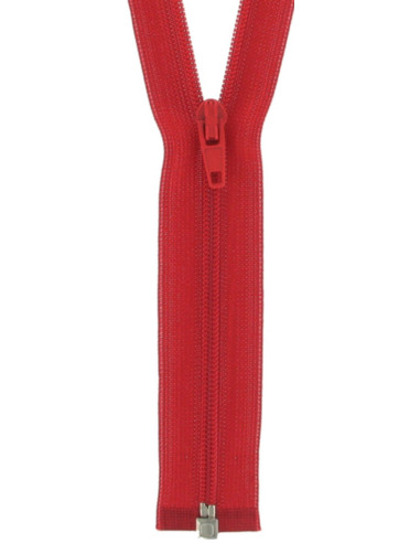 Cierre separable de nylon superfino - Rojo sangre