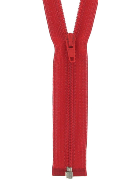 Cierre separable de nylon superfino - Rojo sangre