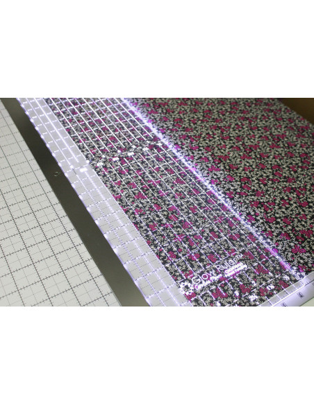 Regla de patchwork luminosa Carolina Moore 6.5 x 24.0 pulgadas