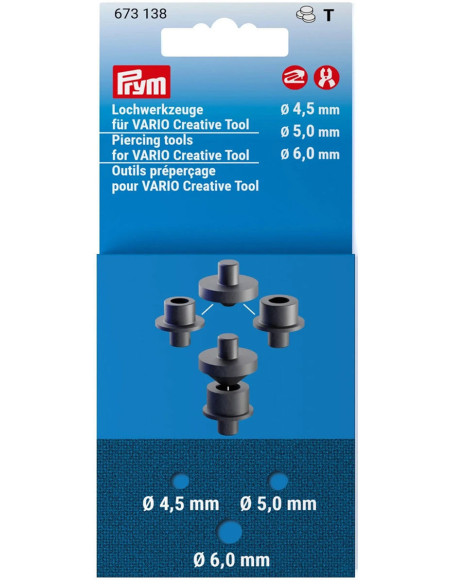 Herramientas de preperforación para VARIO Creative tool de 4,5 a 6,0 mm