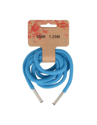 Cordón de sudadera con puntas - Azul claro
