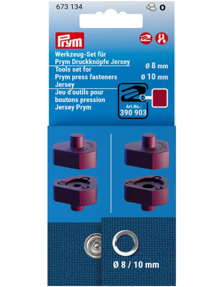 Juego de herramientas para botones de presión Jersey VARIO Creative Tool