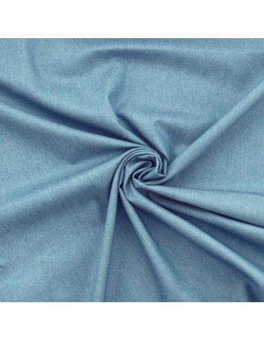 Tejido Denim chambray - Azul medio