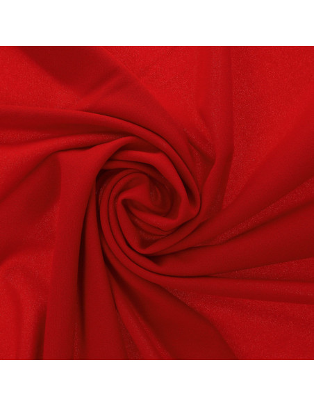 Tejido scuba crepé - Rojo