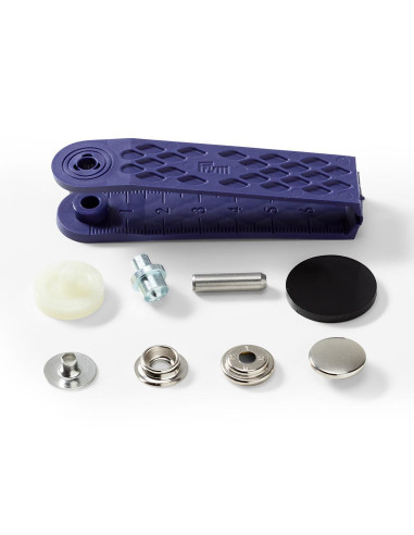 Multipack de 100 botones de presión Sport Camping - Níquel