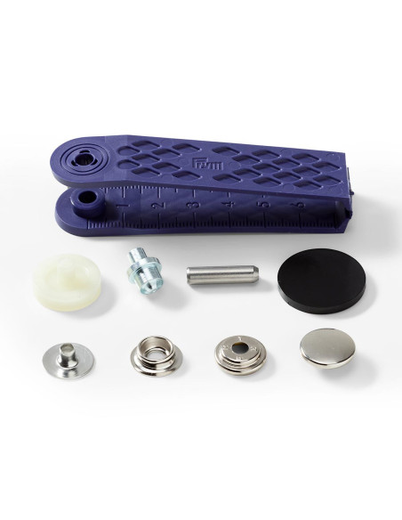 Multipack de 100 botones de presión Sport Camping - Níquel