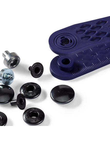 Multipack de 100 botones de presión Anorak - Bruni 15 mm