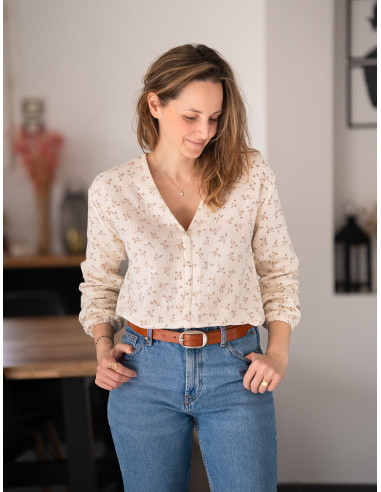 Patrón de blusa Hopp - Anna Rose patterns