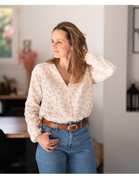Patrón de blusa Hopp - Anna Rose patterns