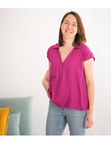 Patrón de blusa Hopp - Anna Rose patterns