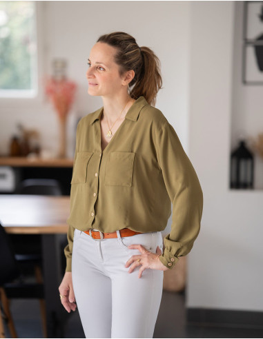 Patrón de blusa Hopp - Anna Rose patterns