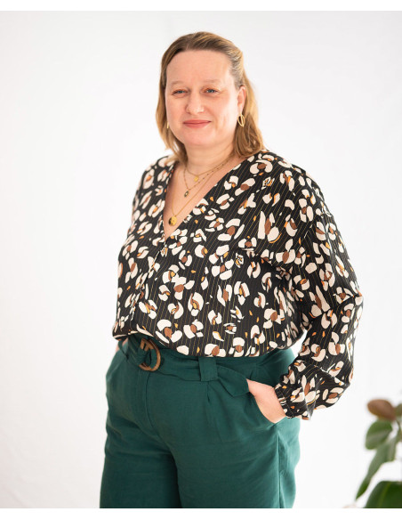 Patrón de blusa Hopp - Anna Rose patterns