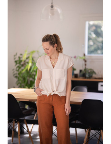 Patrón de blusa Hopp - Anna Rose patterns