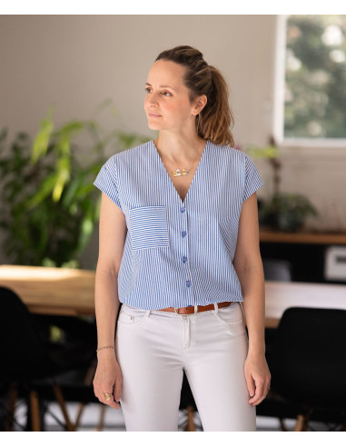 Patrón de blusa Hopp - Anna Rose patterns