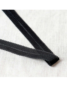 Trenza pre-plegada - Negro