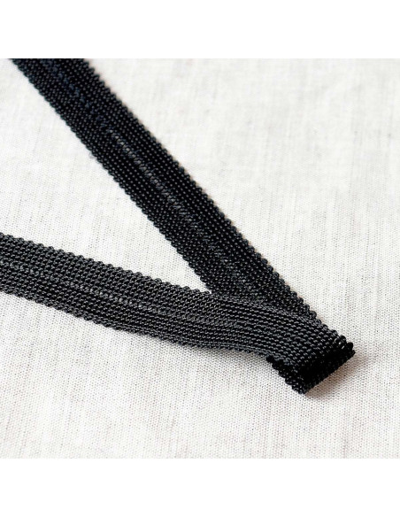 Trenza pre-plegada - Negro