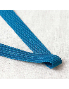 Trenza pre-plegada - Azul pato