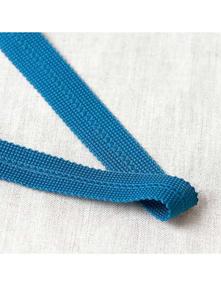 Trenza pre-plegada - Azul pato