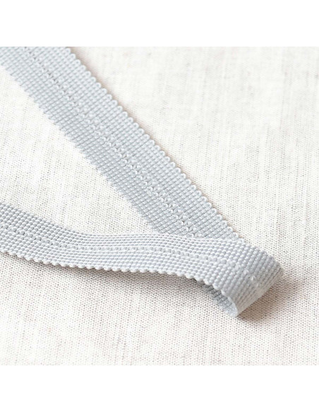 Trenza pre-plegada - Gris claro
