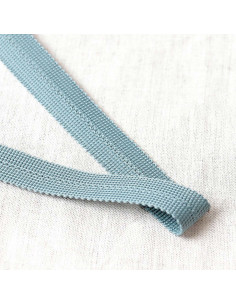 Trenza pre-plegada - Gris azul