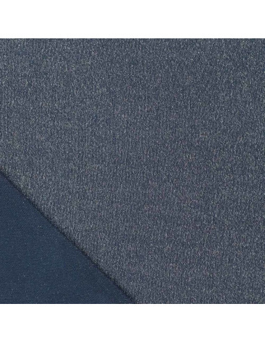 Tejido de punto lurex - Azul