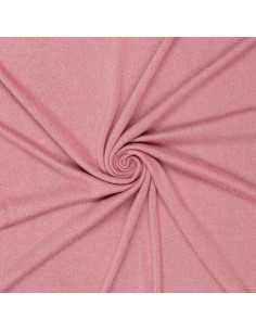 Tejido de punto lurex - Rosa
