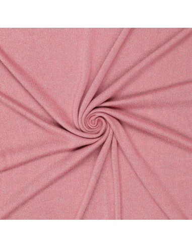 Tejido de punto lurex - Rosa
