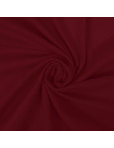 Tejido de punto 100% algodón - Rojo oscuro