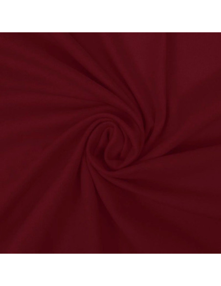 Tejido de punto 100% algodón - Rojo oscuro