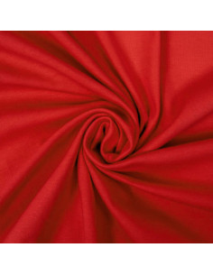 Tejido de punto 100% algodón - Rojo