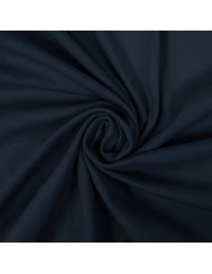 Tejido de punto 100% algodón - Azul oscuro