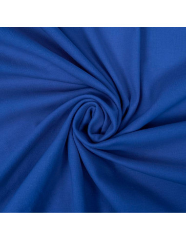 Tejido de punto 100% algodón - Azul real