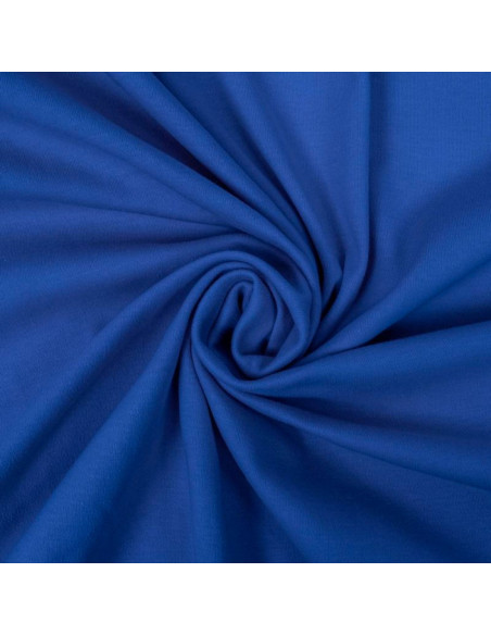 Tejido de punto 100% algodón - Azul real