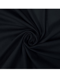 Tejido de punto 100% algodón - Negro