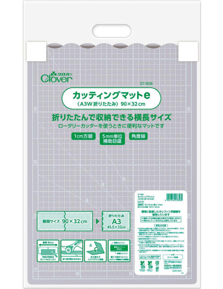 Alfombrilla de corte plegable Clover - 32 cm x 90 cm