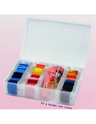 Caja de almacenamiento para hilos de bordar - M