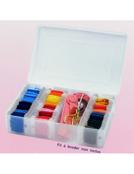 Caja de almacenamiento para hilos de bordar - M
