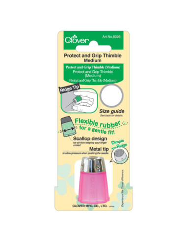 Dedal de protección antideslizante Clover - Talla mediana