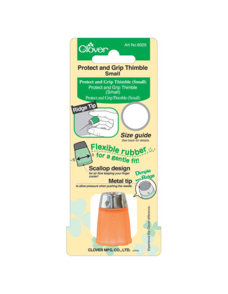 Dedal de protección antideslizante Clover - Tamaño pequeño