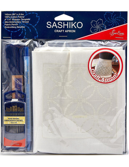 Kit de sashiko delantal