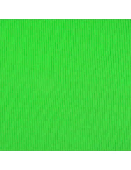 Tejido de punto de algodón acanalado - Verde manzana