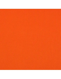 Tejido de punto de algodón acanalado - Naranja 2