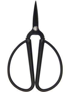 Tijeras de bordar con grandes anillos negros Rico Design 9 cm