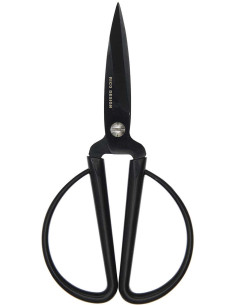 Tijeras de precisión con grandes anillos negros Rico Design 14 cm