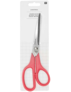 Tijeras universales rosa fluorescente Rico Design 23 cm 2