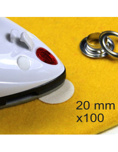 Juego de 100 puntos de refuerzo termoadhesivos Wonder Dots - 20 mm
