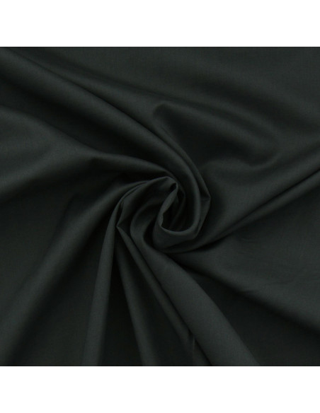 Tejido de voile de algodón - Gris antracita